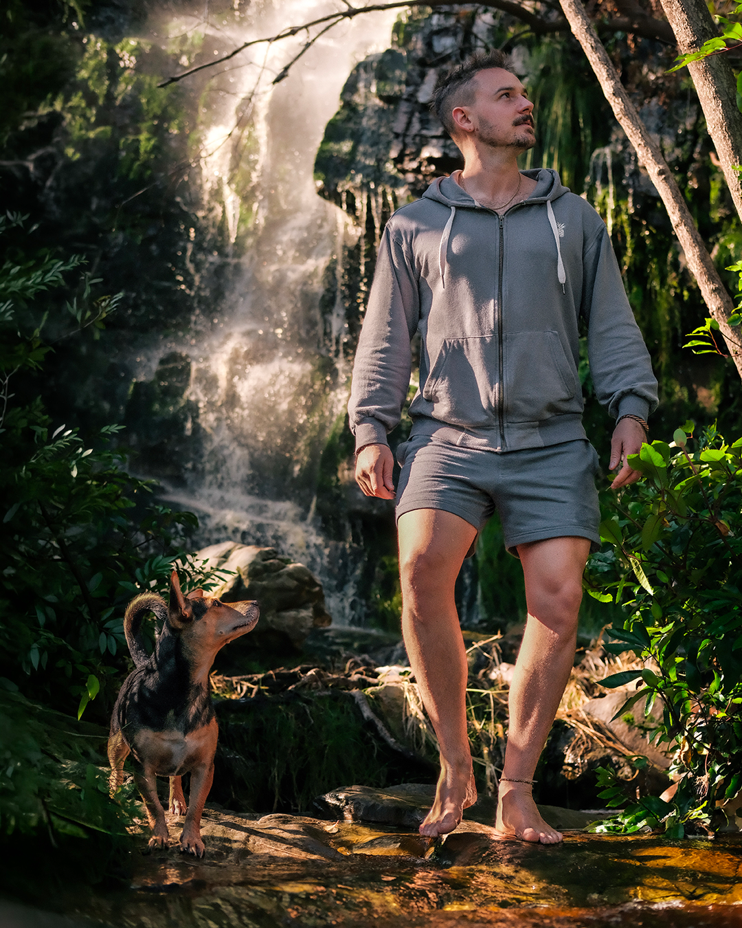 Men's Dove Grey Hoodie