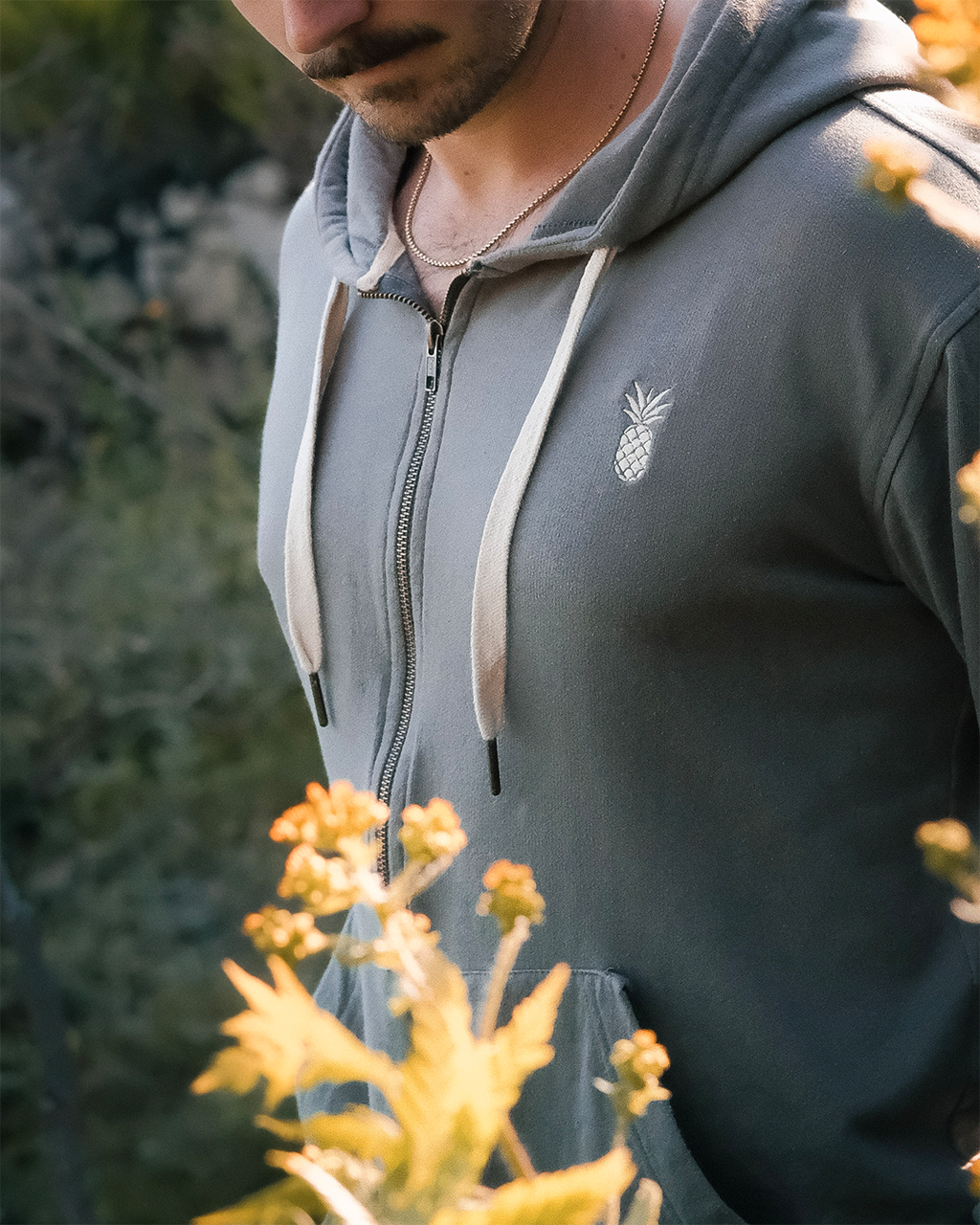 Men's Dove Grey Hoodie