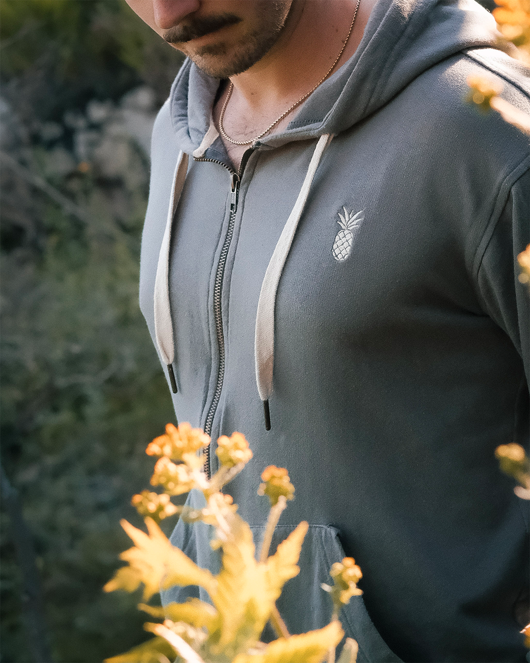 Men's Dove Grey Hoodie