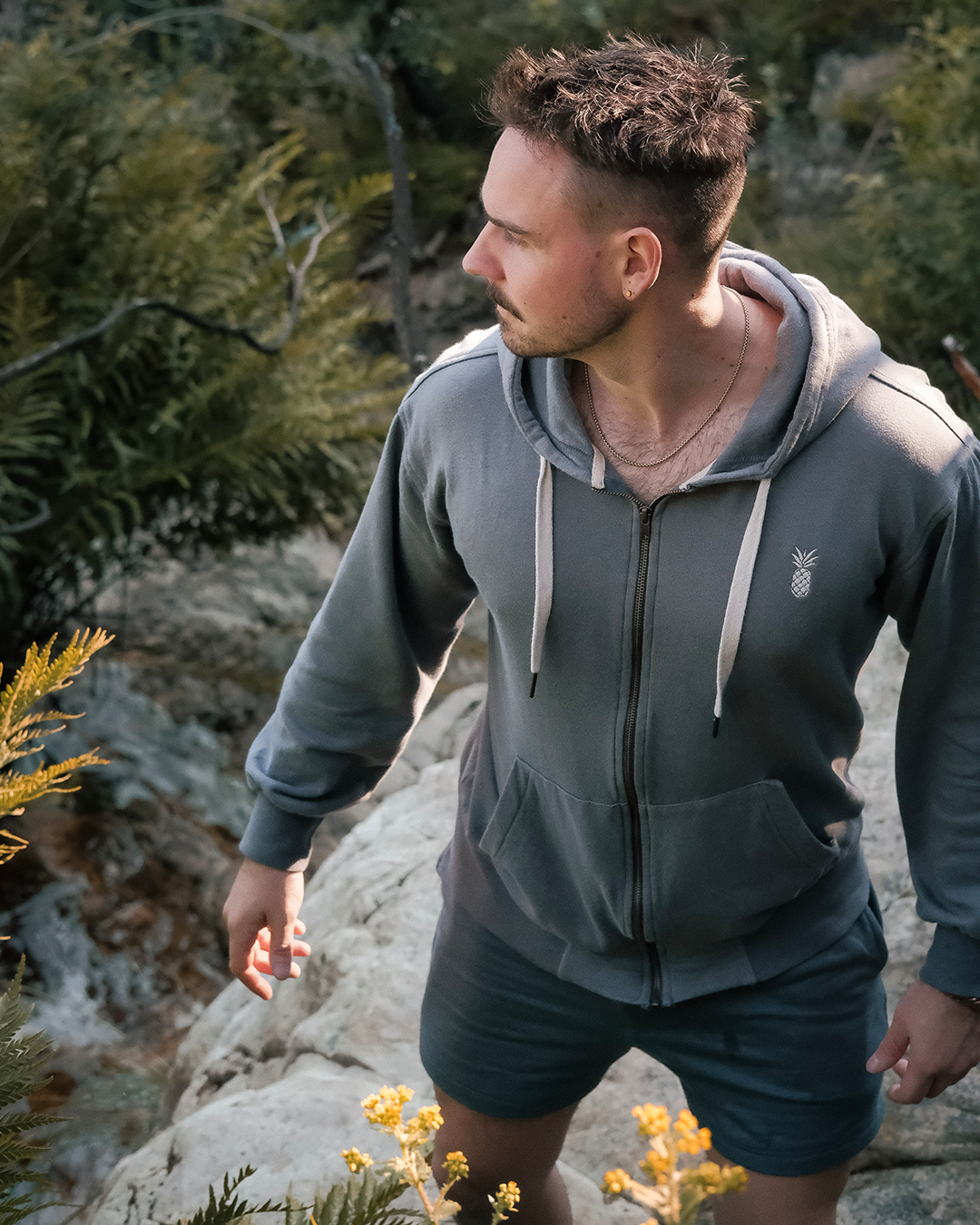 Men's Dove Grey Hoodie
