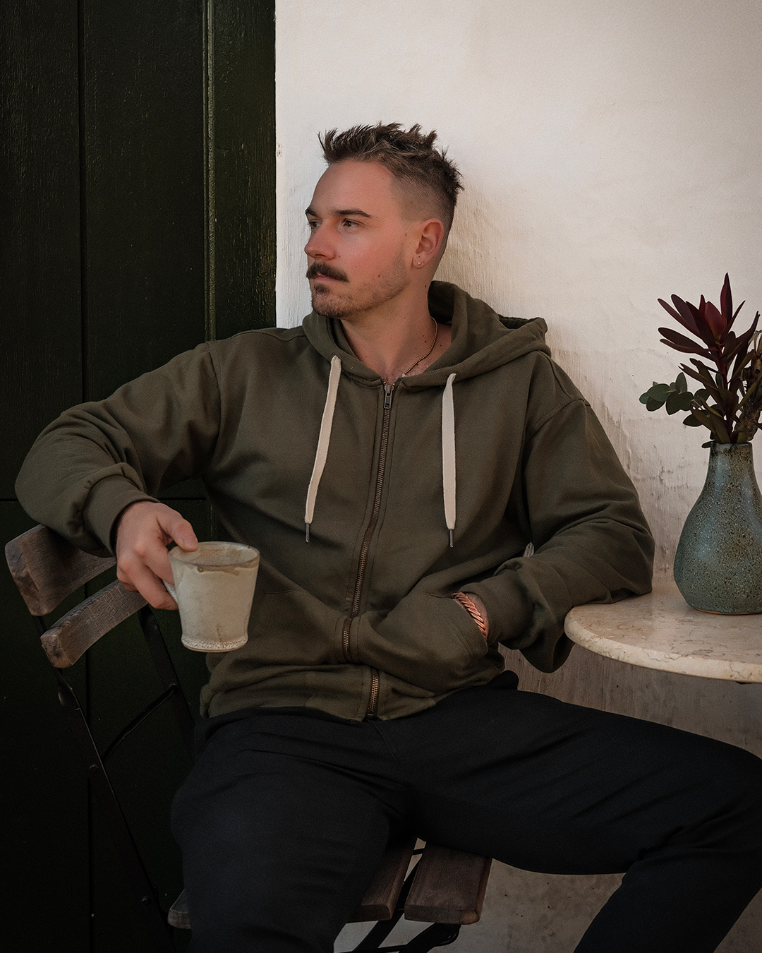 Men's Olive Hoodie