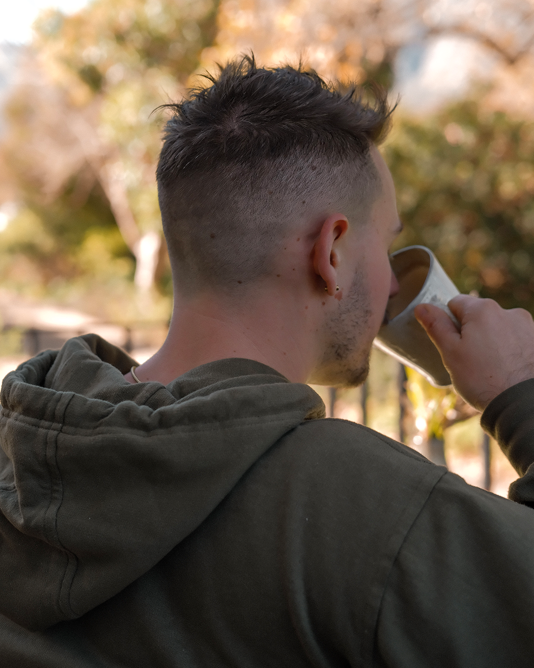 Men's Olive Hoodie