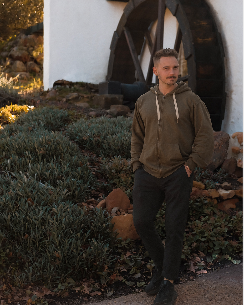Men's Olive Hoodie