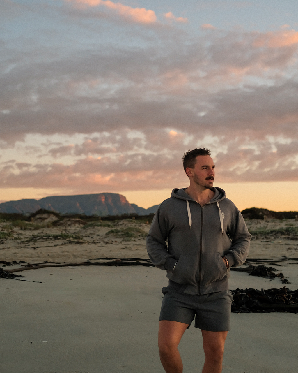 Men's Dove Grey Shorts