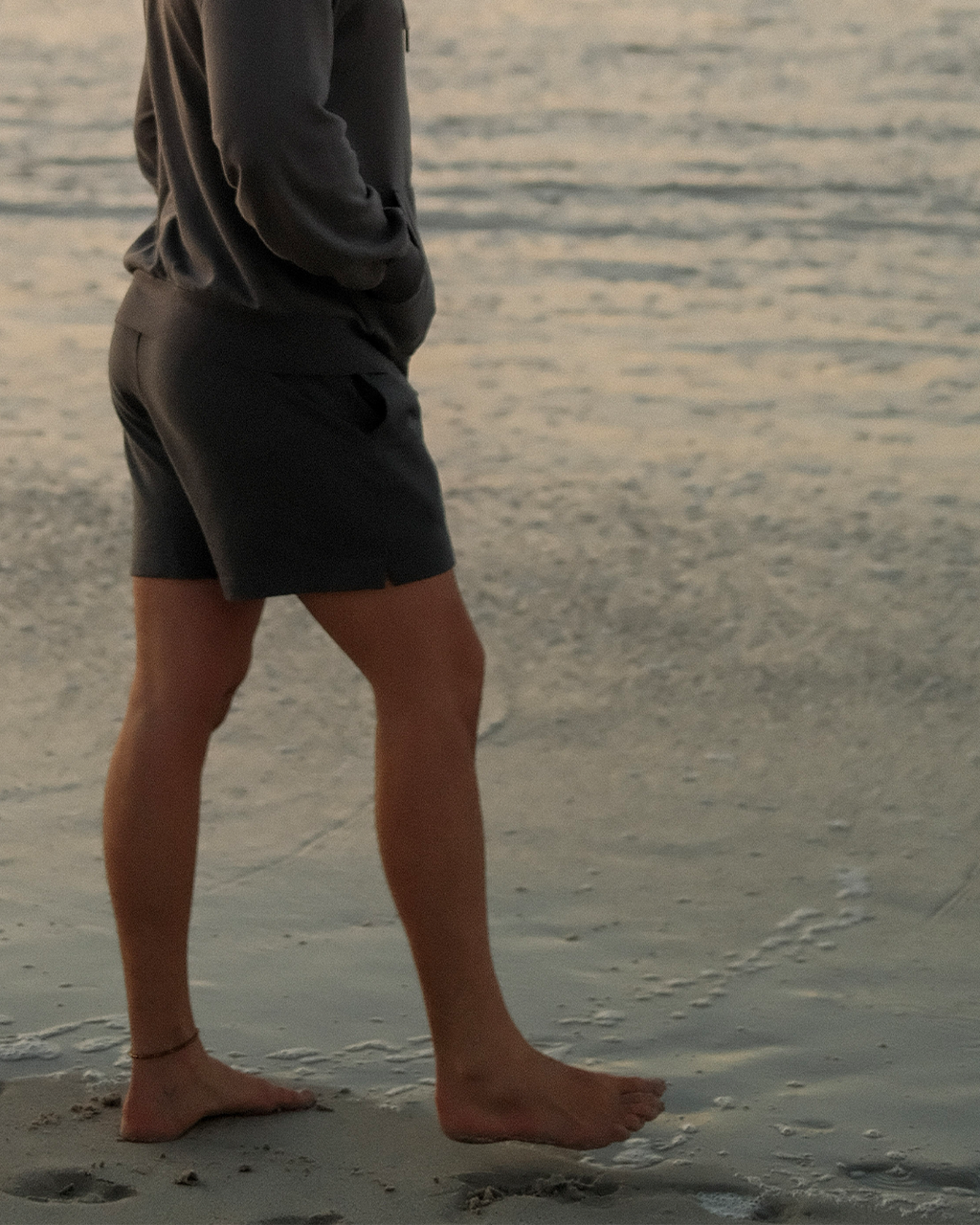Men's Dove Grey Shorts
