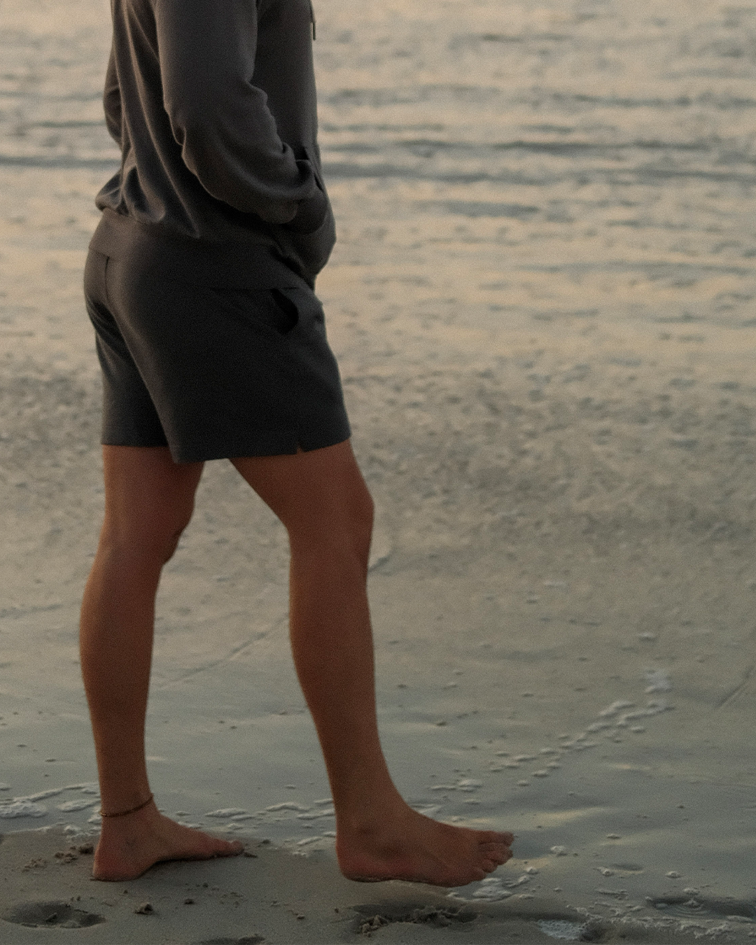 Men's Dove Grey Shorts