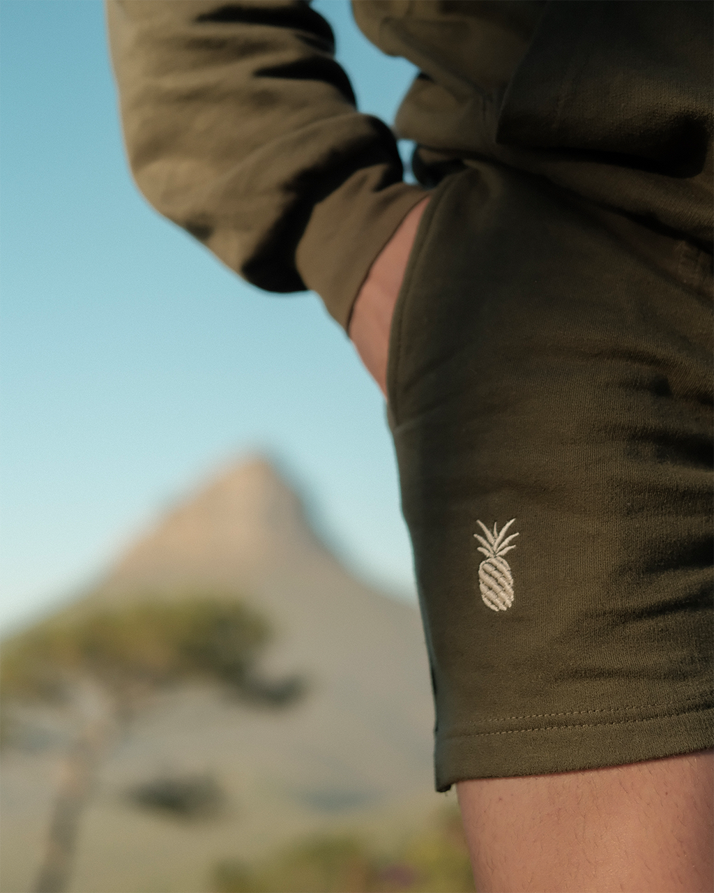 Men's Olive Shorts