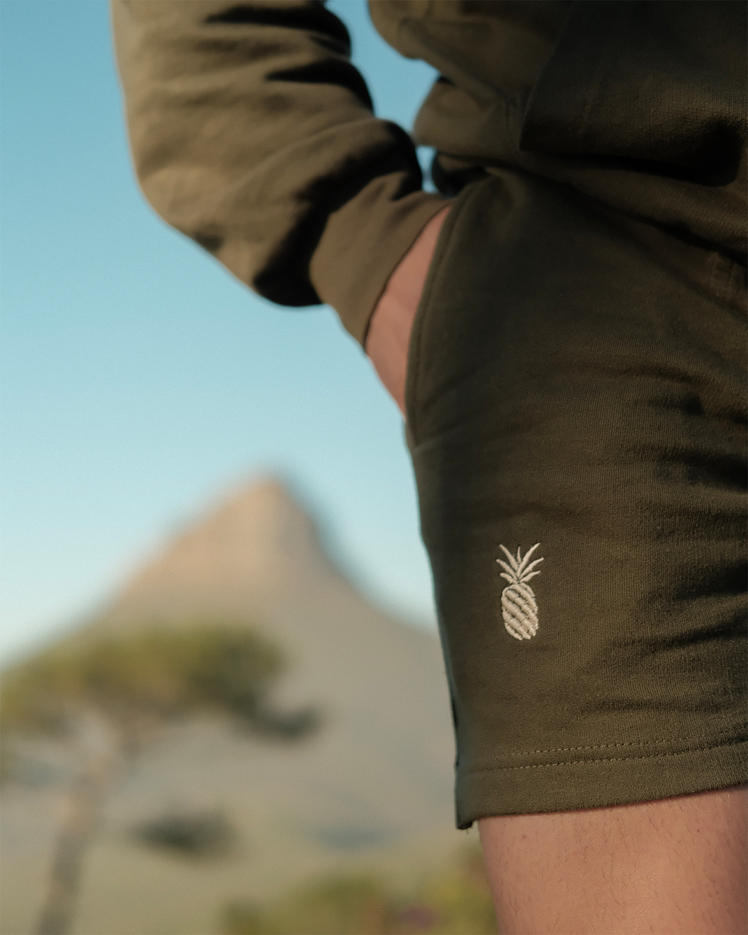 Men's Olive Shorts